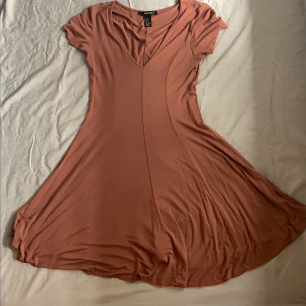 Forever 21 Blush Mauve T-Shirt Dress Size M